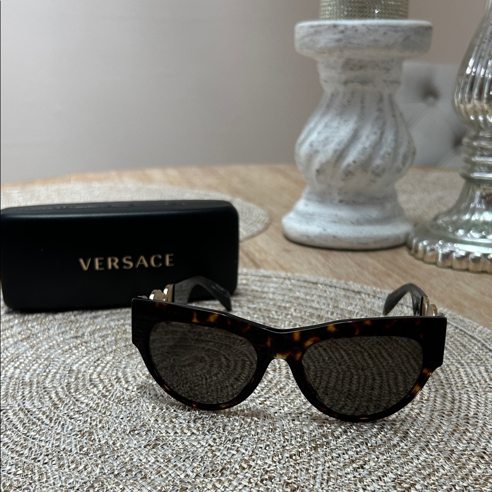 Versace Brown Tortoise Sunglasses